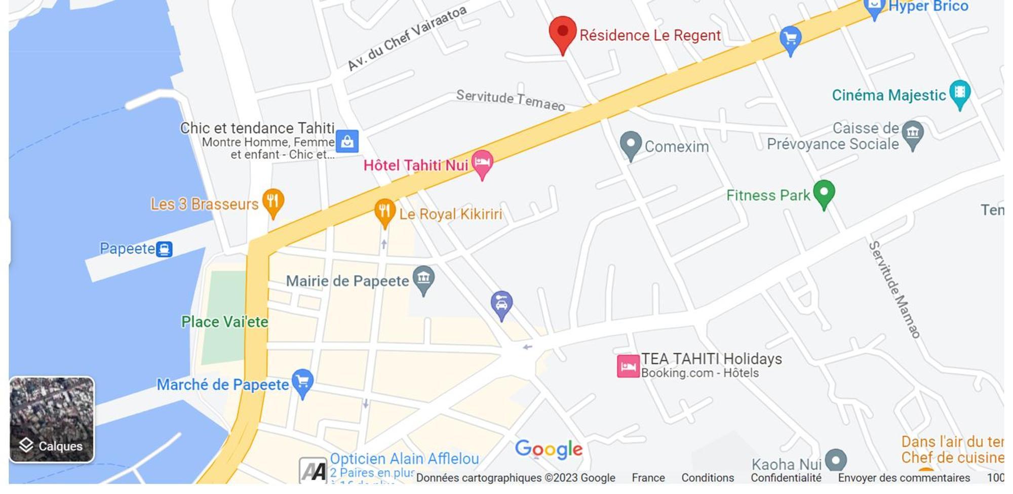 Regent 3E Etage Papeete Apartment Папеете Екстериор снимка